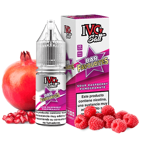 IVG NicSalt Sour Raspberry Pomegranate 10 ml 10 mg 50/50 E-Liquid