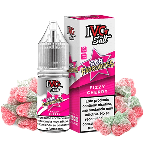 Ivg NicSalt Fizzy Cherry 10 ml 10 mg 50/50 e-liquid