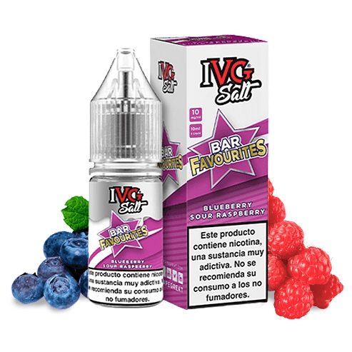 IVG NicSalt Blueberry Sour Raspberry 10 ml 10 mg 50/50 E-Liquid
