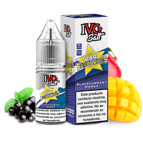 IVG NicSalt Blackcurrant Mango 10 ml 10 mg 50/50 e-liquid
