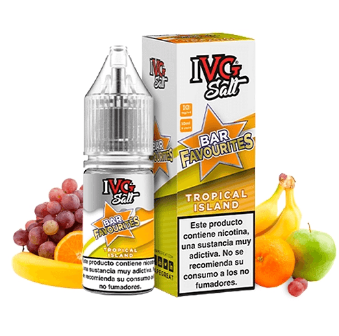 IVG NicSalt Tropical Island 10 ml 10 mg 50/50 e-liquid