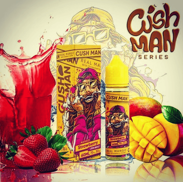 10 mg Nasty Juice Cush Man Mango Strawberry 60 ml 50/50 Líquido para Vape Prefilled