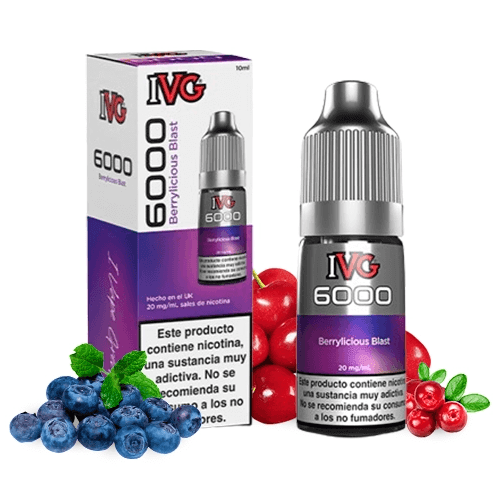 IVG 6000 Berrylicious Blast 10 мл 10 mg Salt E-liquid