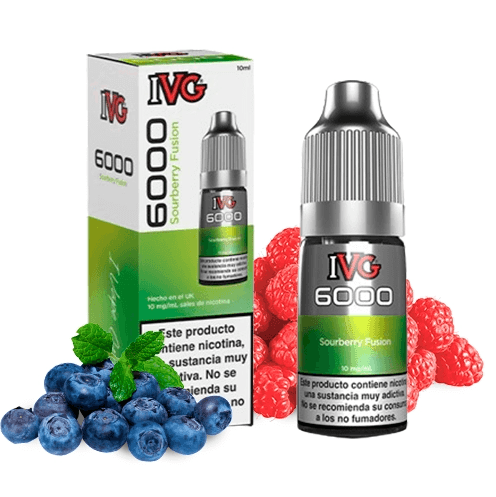 IVG 6000 Sourberry Fusion 10 ml 20 mg Salt E-liquid