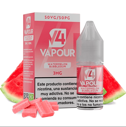 V4 Vapour Watermelon Bubblegum 10ml 3mg E-liquid