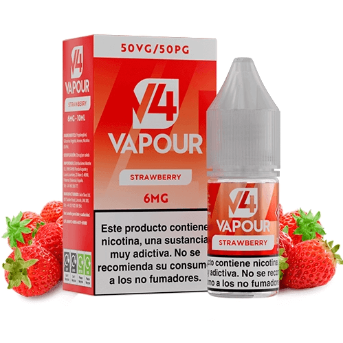 V4 Vapour Strawberry 10ml 6mg E-liquid