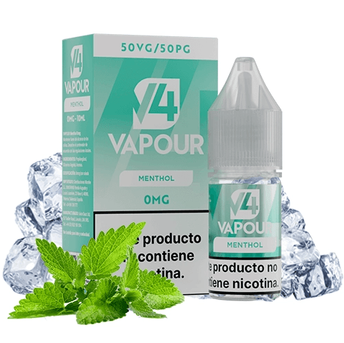 V4 Vapour Menthol 10ml 0mg E-liquid