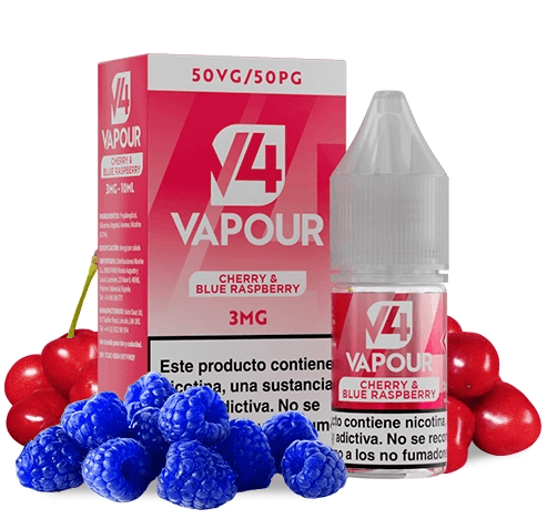 V4 Vapour Cherry Blue Raspberry 10ml 3mg E-liquid