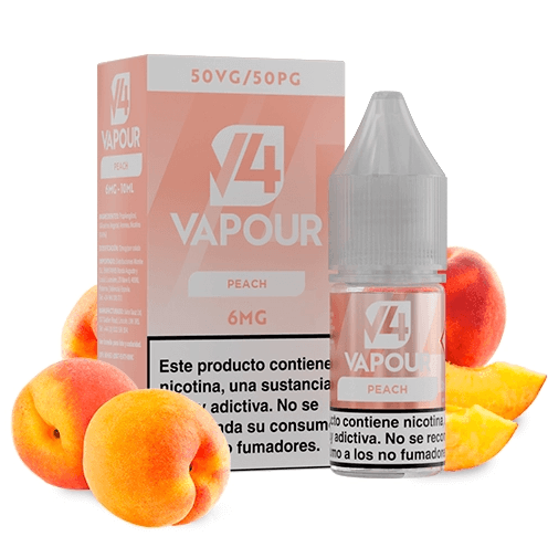 V4 Vapour Peach 10 ml 6 mg E-liquid