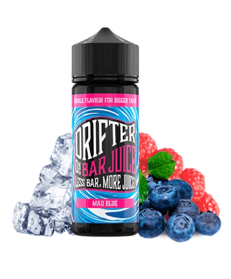 Juice Sauz Drifter Bar Mad Blue 6mg 60/40 120ml Prefilled Nicotine E-liquid