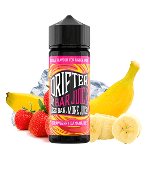 Juice Sauz Drifter Bar Strawberry Banana Ice 6mg 60/40 120ml Prefilled Nicotine E-liquid