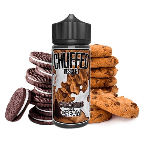 Chuffed Dessert Cookies and Cream Prefilled 120 ml 6 mg E-Liquid