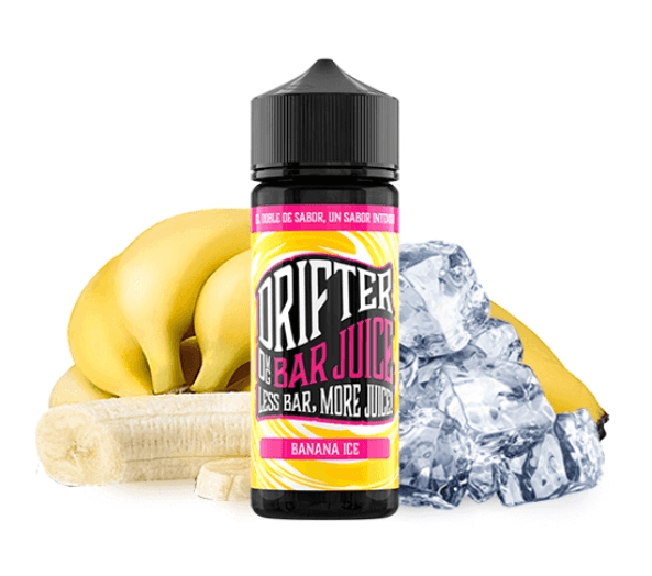 Juice Sauz Drifter Bar Banana Ice 3mg 60/40 120ml Prefilled Nicotine E-liquid