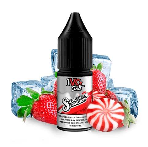 Strawberry Sensation Ivg NicSalt 10 ml 10 mg 50/50 e-væske