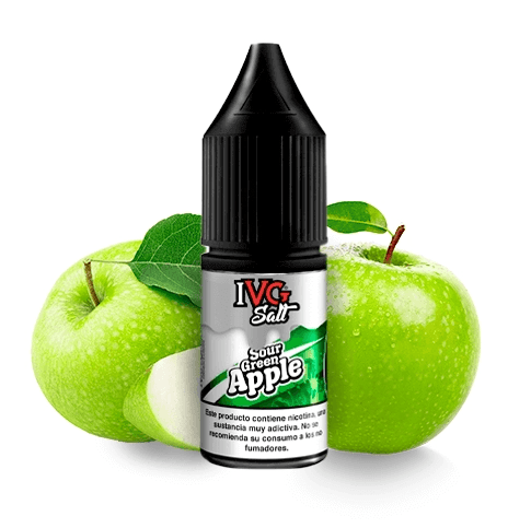 Sour Green Apple Ivg NicSalt 10 ml 10 mg 50/50 e-liquid