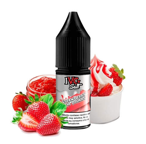 IVG Nicsalt Strawberry Jam Yoghurt 10ml 20 mg e-liquid