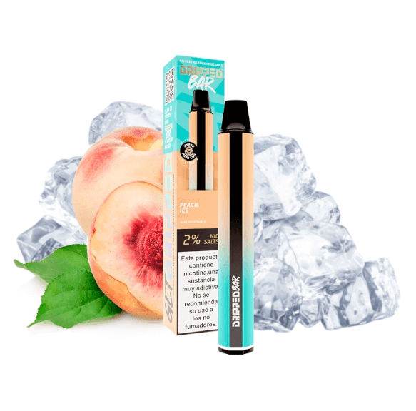 Dripped Bar Peach Ice 20mg 800 puffs Disposable Vape