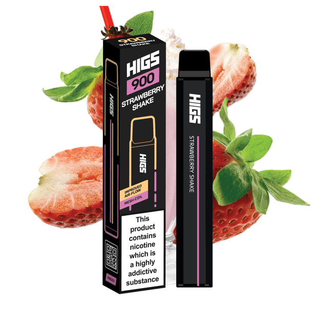 HIGS XL 900puffs Strawberry Shake Mesh-Coil 20mg disposable vape