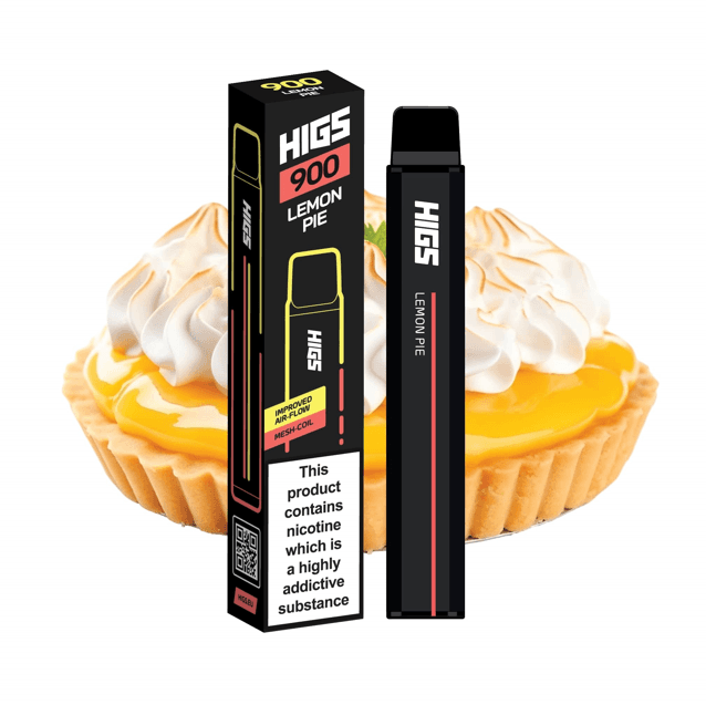 HIGS XL 900puffs Lemon Pie Mesh-Coil 20mg disposable vape