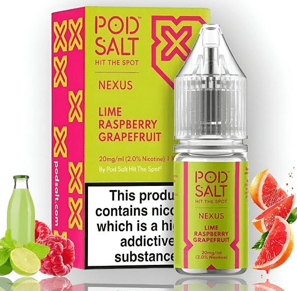 Pod Salt Nexus Lime Raspberry Grapefruit 10 мл 20 mg E-liquid