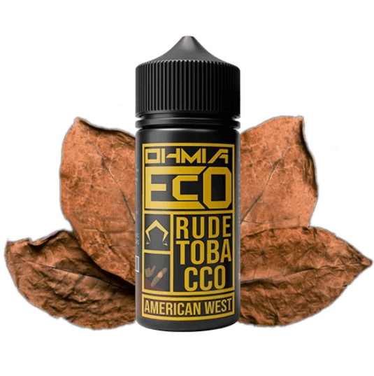 Ohmia Eco Rude Tobacco American West 100ml 70/30 E liquid