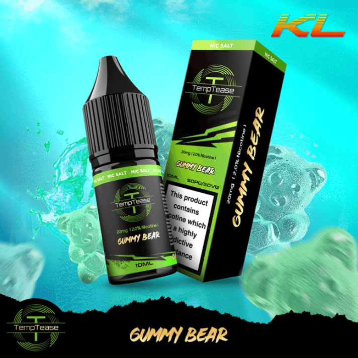 TempTease Nic Salt Gummy Bear 20 mg 10 ml E-liquid