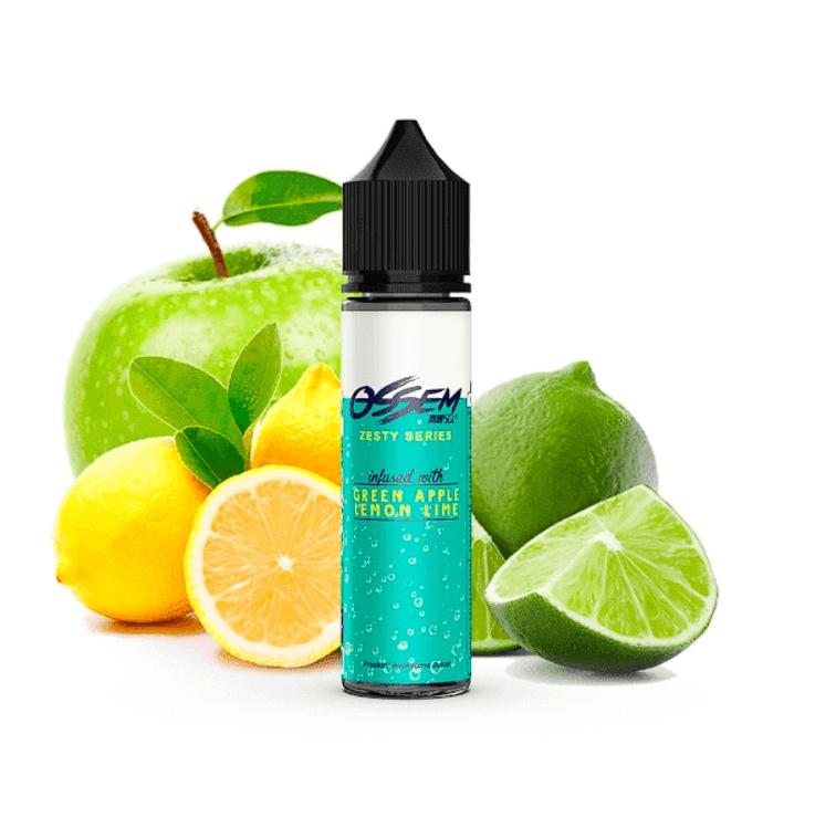 Ossem Green Apple Lemon Lime NicSalt 20 mg 60 ml Предварително напълнена e-liquid