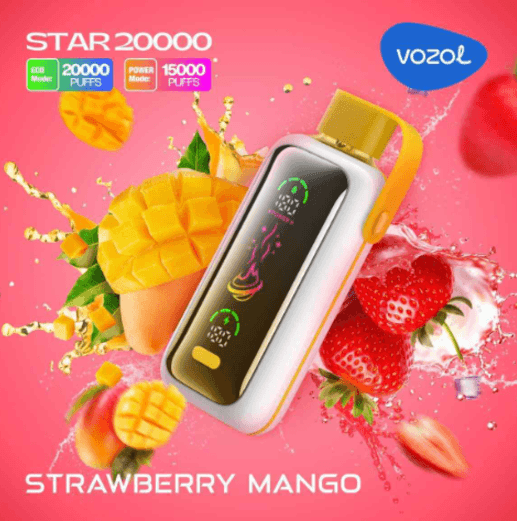 Vozol Star 20000 puffs Strawberry Mango 5% Disposable Vape