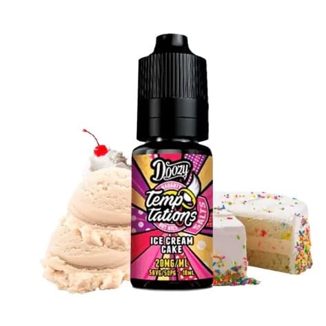 Nic Salts Doozy Temptations Ice Cream Cake 10ml 20mg