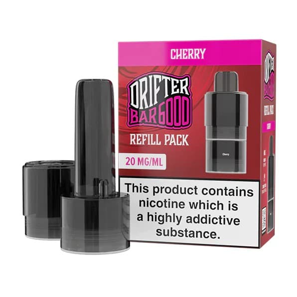 Prefilled Pods Drifter Bar Cherry 20mg 6000puffs