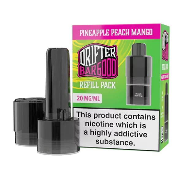 Prefilled Pods Drifter Bar Pineapple Peach Mango 20mg 6000puffs