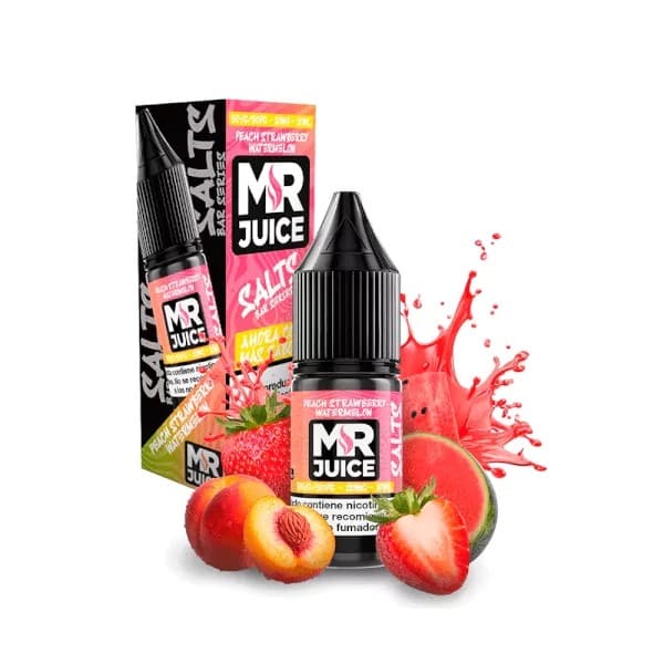 Mr Juice Oil4vap Nic Salts Peach Strawberry Watermelon 10 ml 20 mg