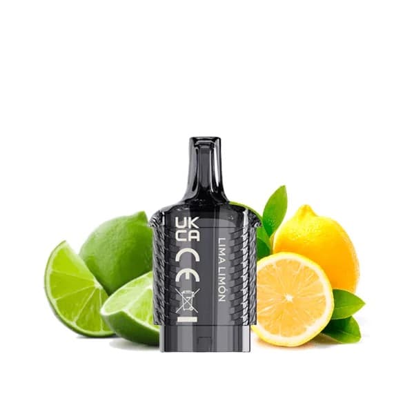 10000 puffs Vozol Vista Plug 2+10 Prefilled Pod Lima Limon 20mg