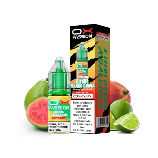 Nic Salts Oxva Ox Passion Citrus Mango Guava 20mg 10ml E liquid