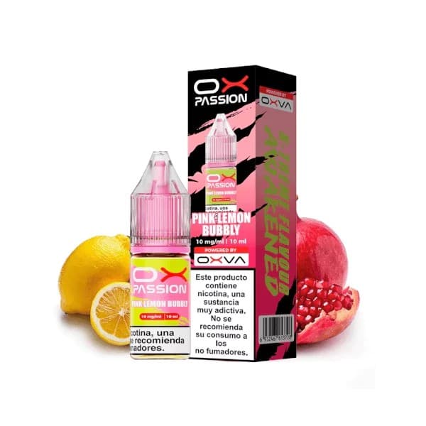 Nic Salts Oxva Ox Passion Pink Lemon Bubbly 20mg 10ml E liquid