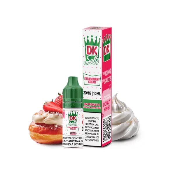 Nic Salts Donut King Strawberry Cream 20mg 10ml E liquid
