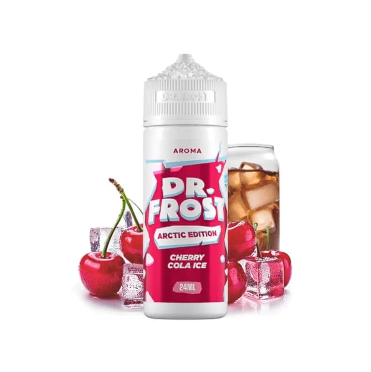E-liquid Nicotina Pré-Preenchido Dr Frost Cherry Cola Ice 3 mg 60/40 120 ml