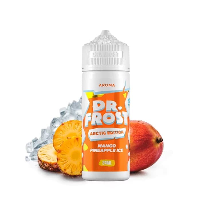 Prefilled Dr Frost Mango Pineapple Ice 3mg 60/40 120ml Nicotine E-liquid