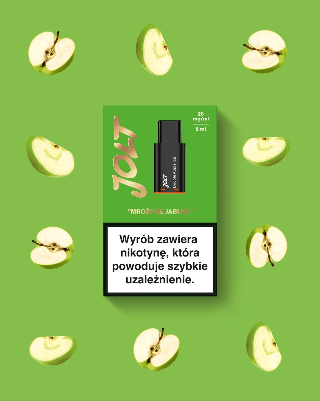 Vape Cartridge JOLT Double Apple 2ml 600puffs 20mg