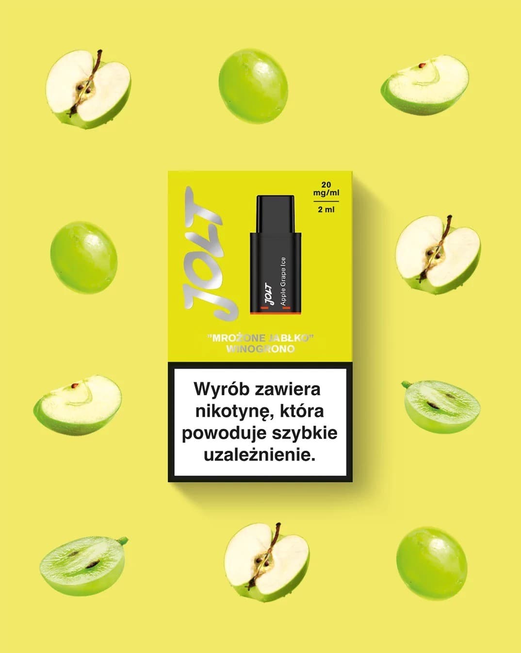 Vape Cartridge JOLT Apple Grape Ice 2ml 600puffs 20mg