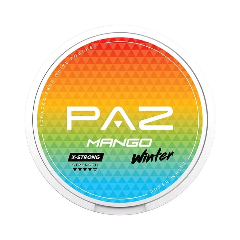 Nicotine Pouches PAZ Mango Winter 9,6mg
