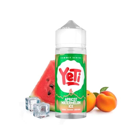 Prefilled Nicotine Yeti Apricot Watermelon Ice 3mg 60/40 120ml E-liquid
