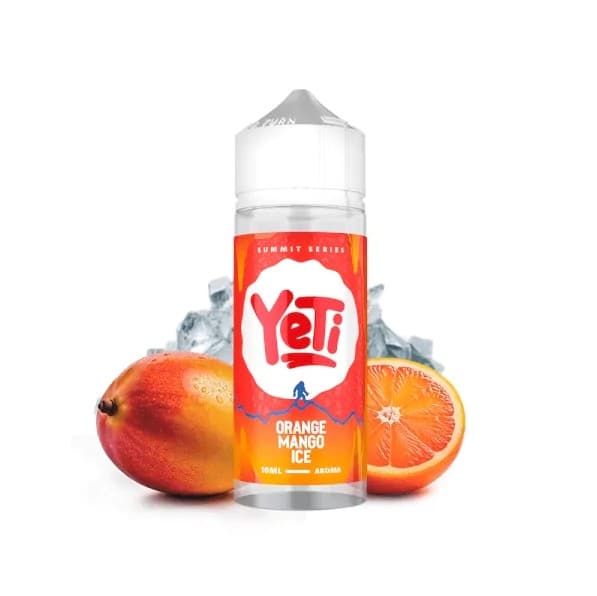 Prefilled Nicotine Yeti Orange Mango Ice 6 mg 60/40 120 ml E-liquid