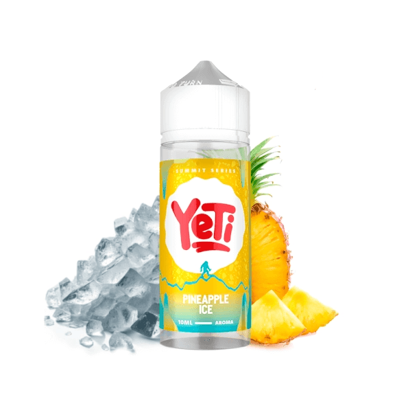 Prefilled Nicotine Yeti Pineapple Ice 3mg 60/40 120ml E-liquid