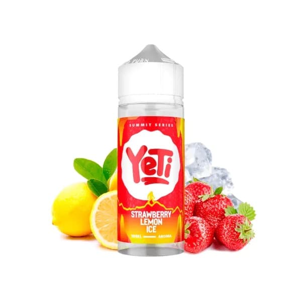 Prefilled Nicotine Yeti Strawberry Lemon Ice 6mg 60/40 120ml E-liquid