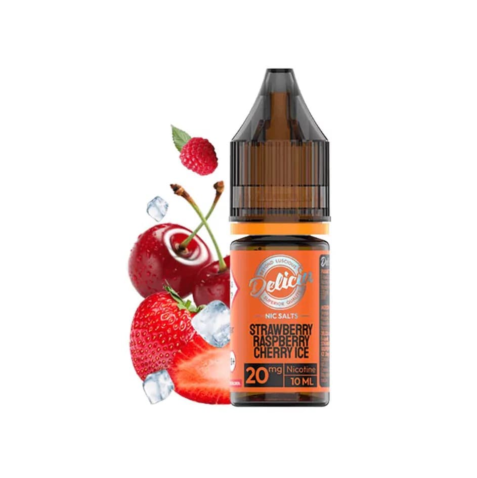 NicSalt Vaporesso Deliciu Strawberry Raspberry Cherry Ice 20mg 10ml E-liquid