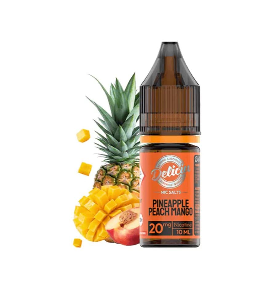 NicSalt Vaporesso Deliciu Pineapple Peach Mango 20mg 10ml E-liquid