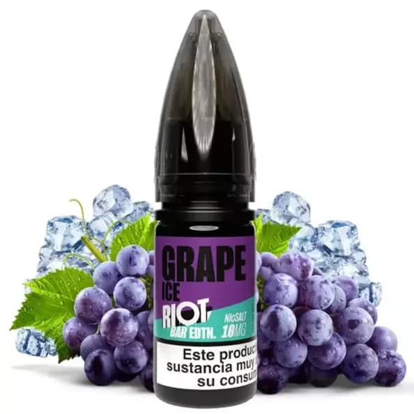 Nic Salt Riot Baredtn Grape Ice 10ml 20mg E-liquid