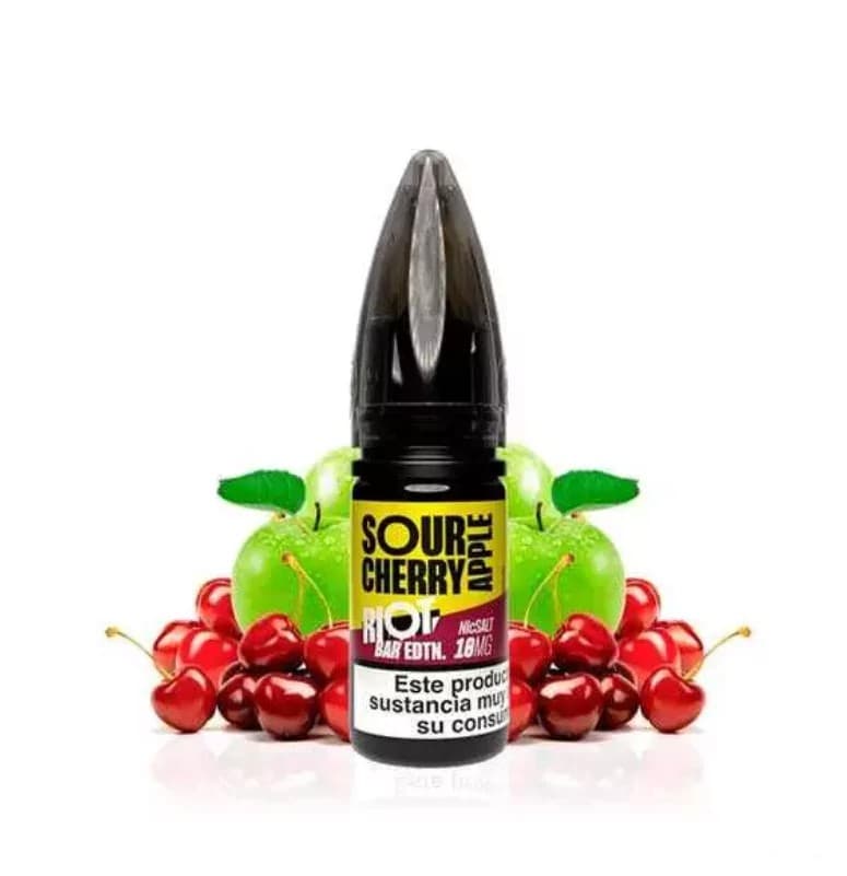 Nic Salt Riot Baredtn Sour Cherry Apple 10ml 20mg E-liquid