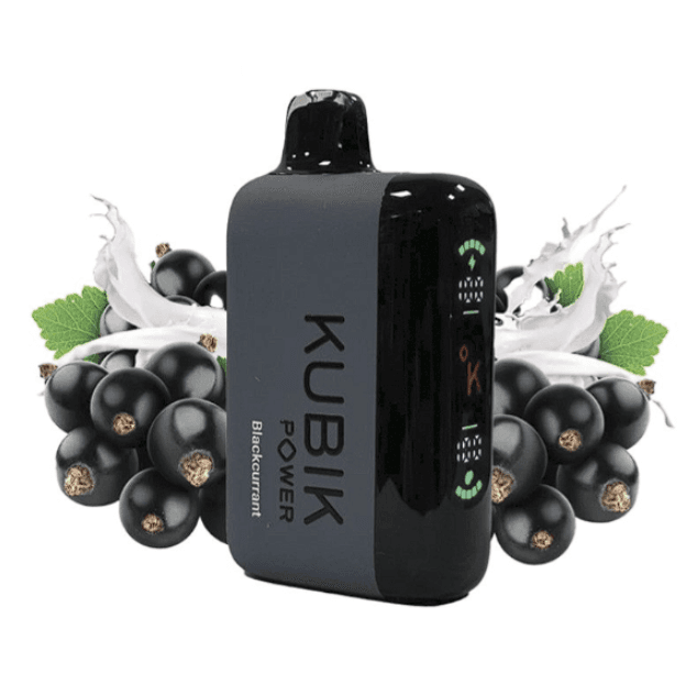 30k puffs Kubik Power Blackcurrant 5% Disposable Vape